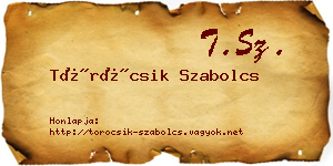 Töröcsik Szabolcs névjegykártya